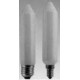 Lámpara (bombilla) incandescente Tubular Blanco Opal 30x140mm 230v  E14, 40 o 60w (a elegir). 320 Lumen Laes